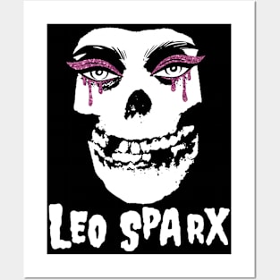 Leo Sparx Glamour Skull (Misfits Inspired) Posters and Art